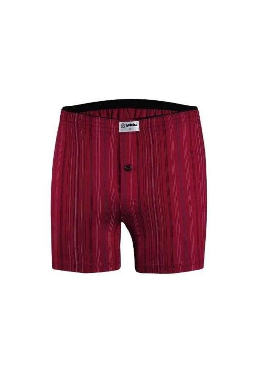 ÇİZGİLİ HAVLU BEL BOXER-Bordo